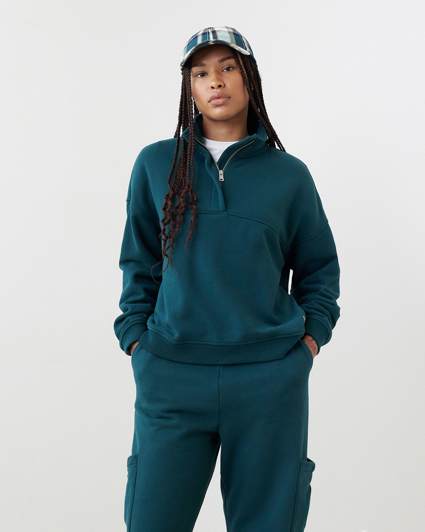 Half zip roots sweater sales