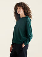 Womens Organic Cooper Hooded Long Sleeve T-shirt