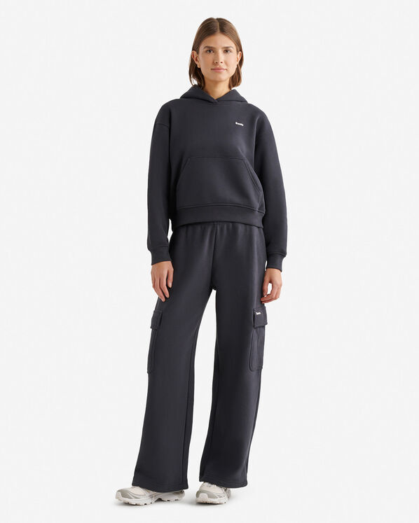 Chandail &agrave; capuchon en molleton nuage