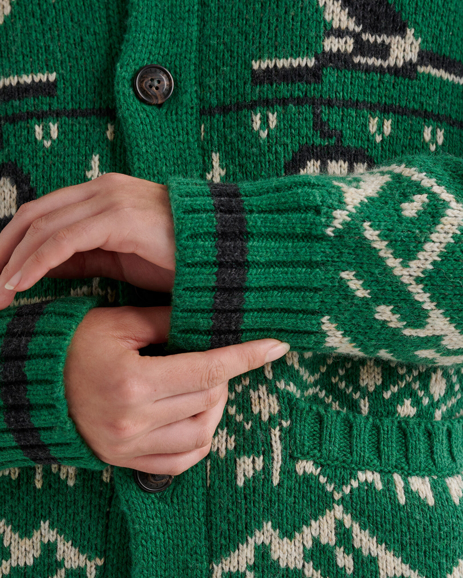 Cabin Shawl Fair Isle Cardigan