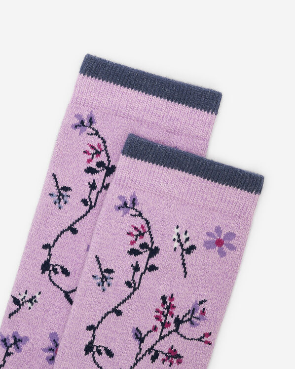 Womens Floral Sock