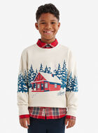 Kids Cabin Landscape Crew Sweatshirt