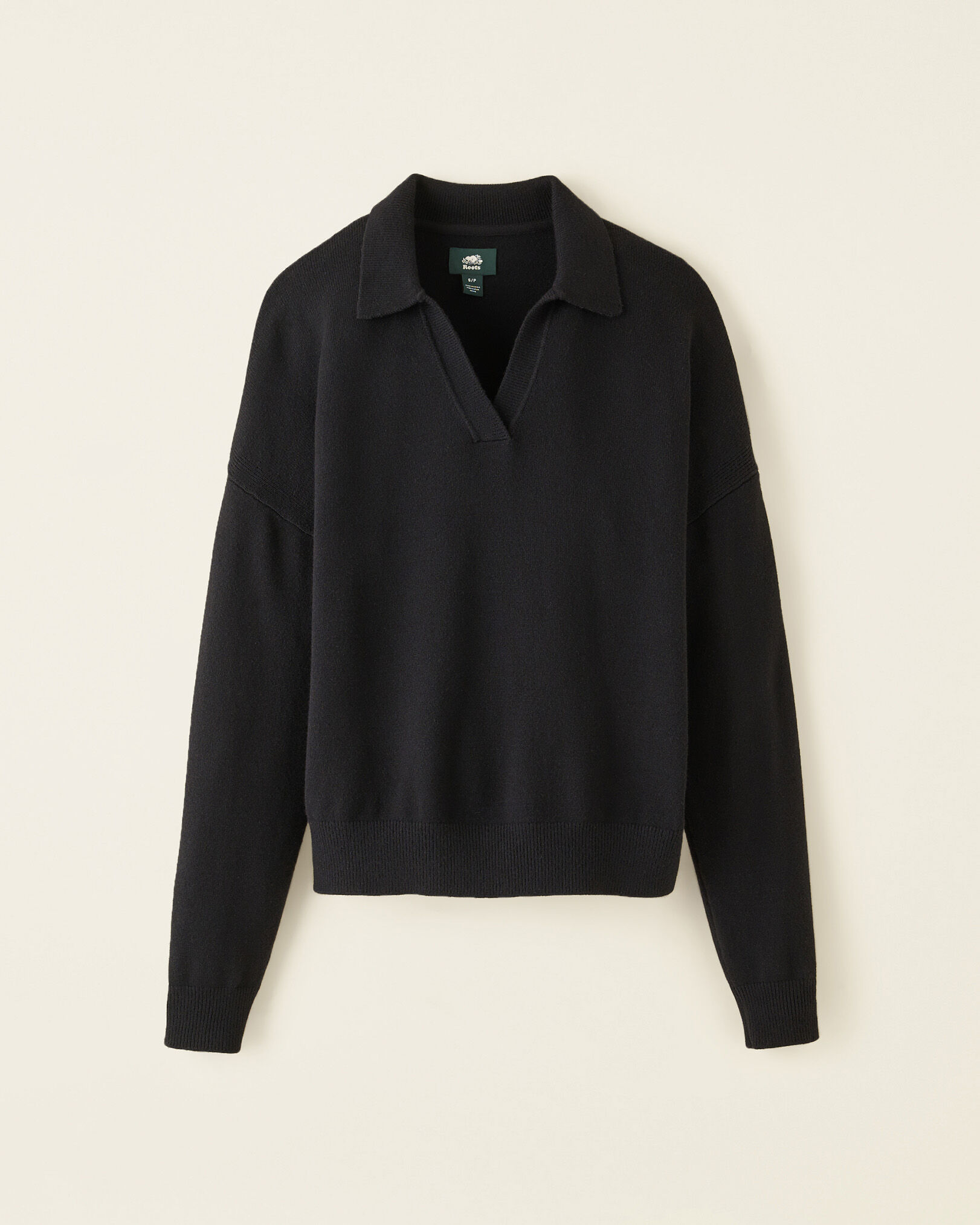 Bowen Polo Sweater Sweaters and Cardigans Roots