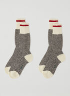 Mens Roots Cabin Sock 2 Pack