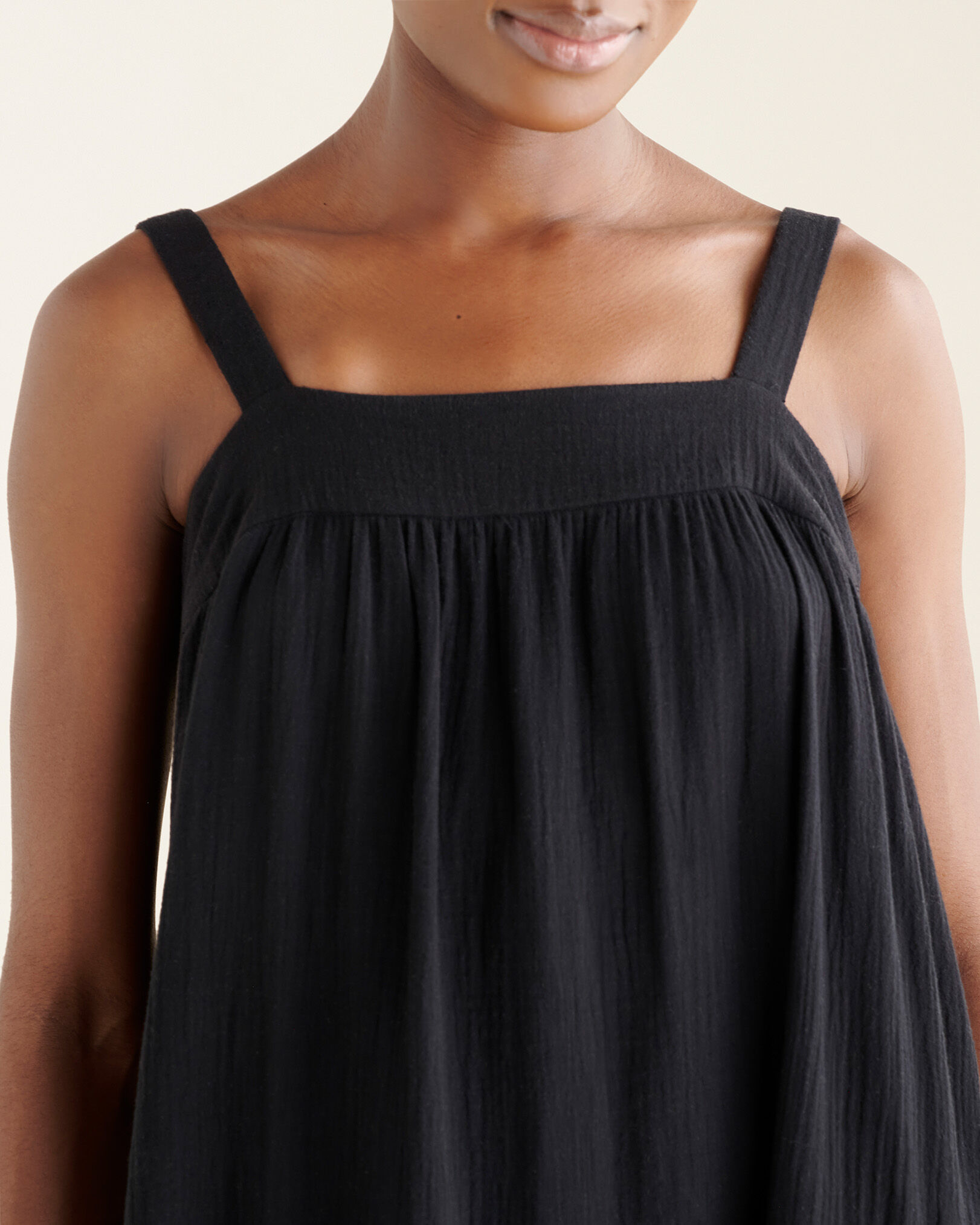 Isla Cotton Gauze Tiered Dress Dresses Jumpsuits Roots