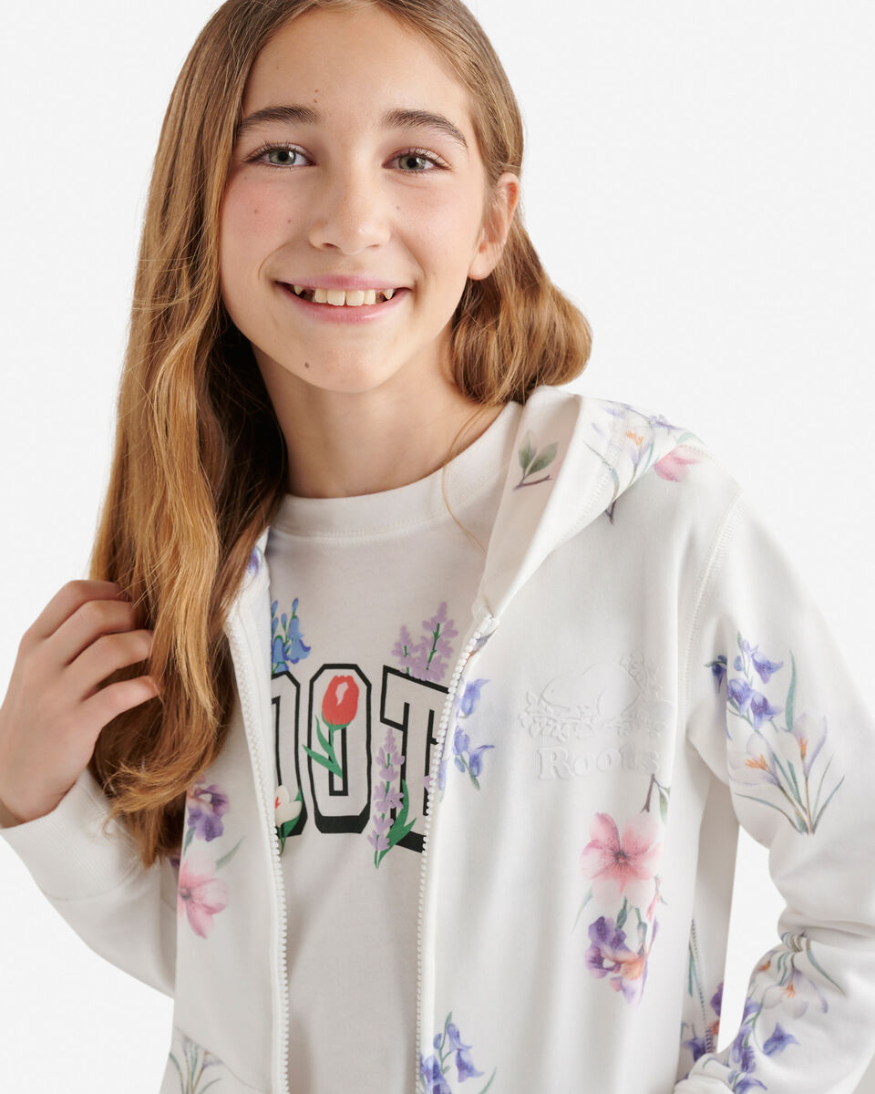 Kids Cooper Floral Full Zip Hoodie