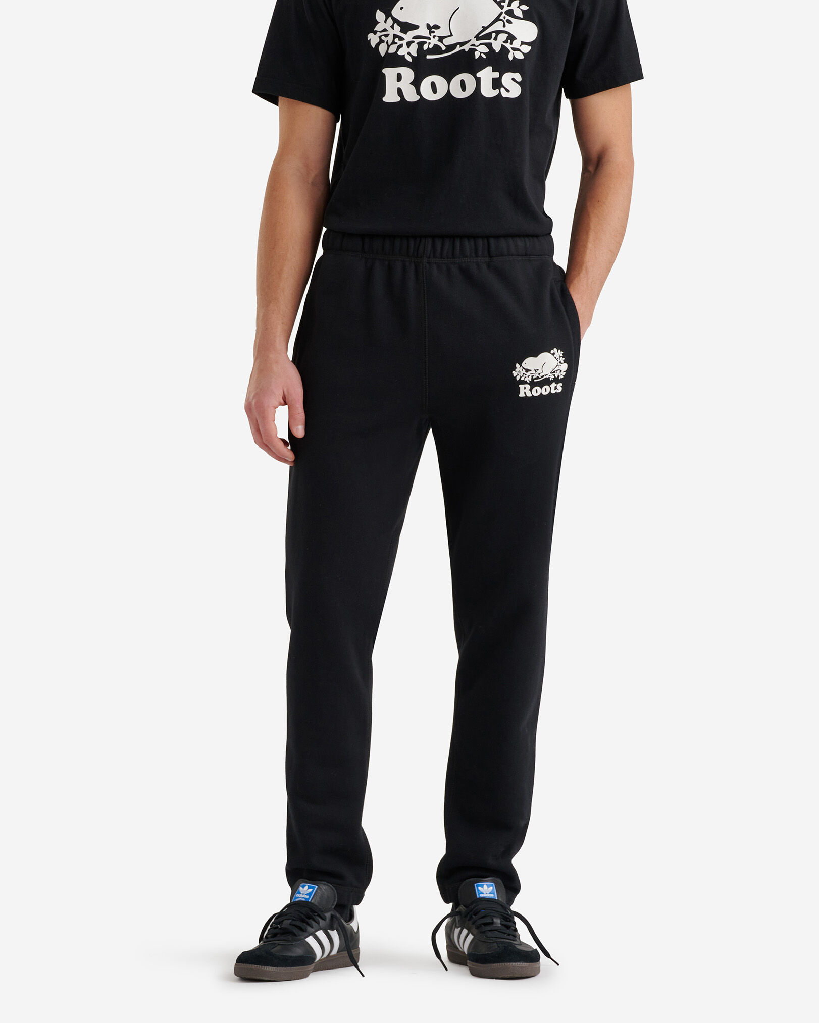 Roots sweatpants on hotsell sale