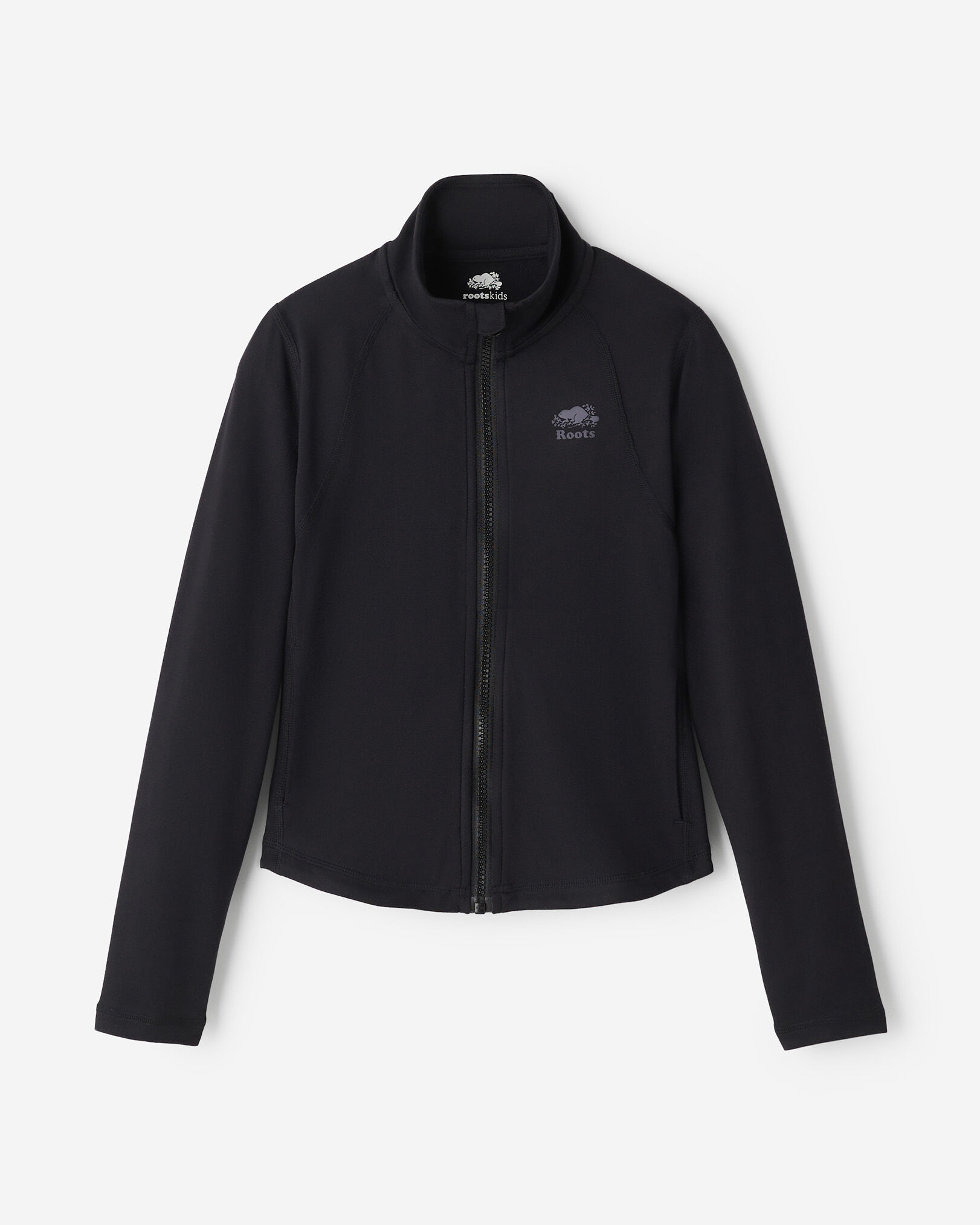 Girls Active Fitted Track Jacket