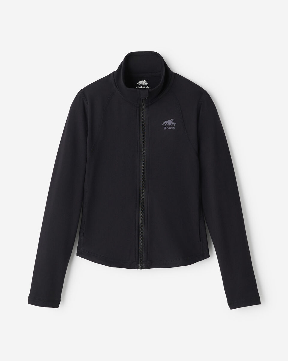 Girls Active Fitted Track Jacket