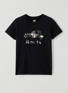 T-shirt à carreaux Cooper pour femme