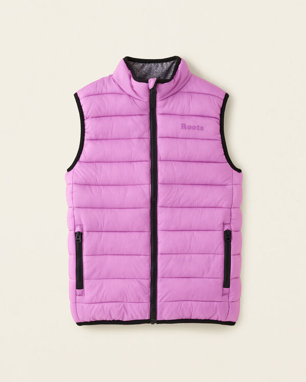 Kids Roots Reversible Puffer Vest