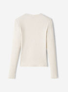 Roam Rib Fitted Long Sleeve Top