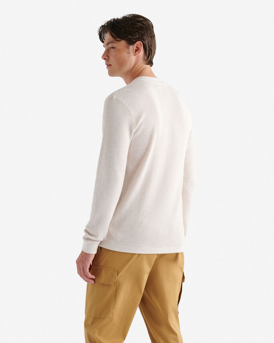 Waffle Long Sleeve Henley