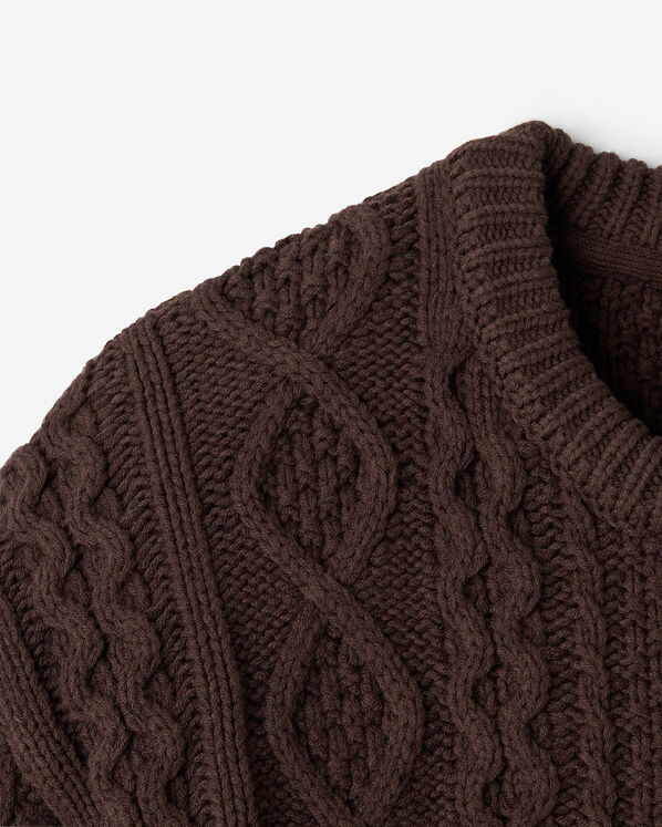 Cable Knit Crew Sweater