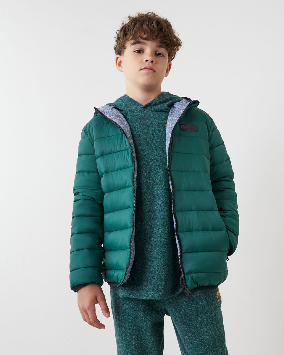 Kids Roots Reversible Puffer Jacket