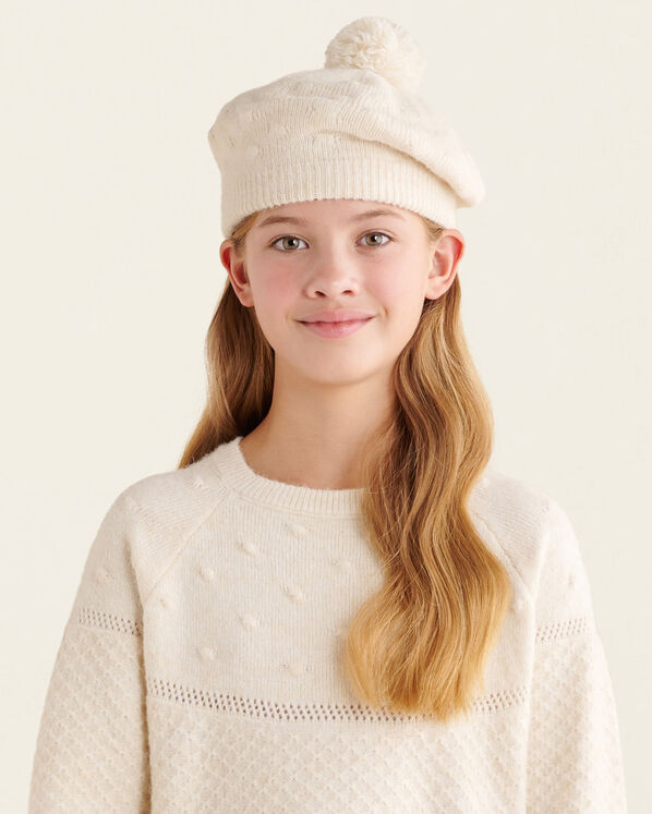 Kid Pom Pom Beret