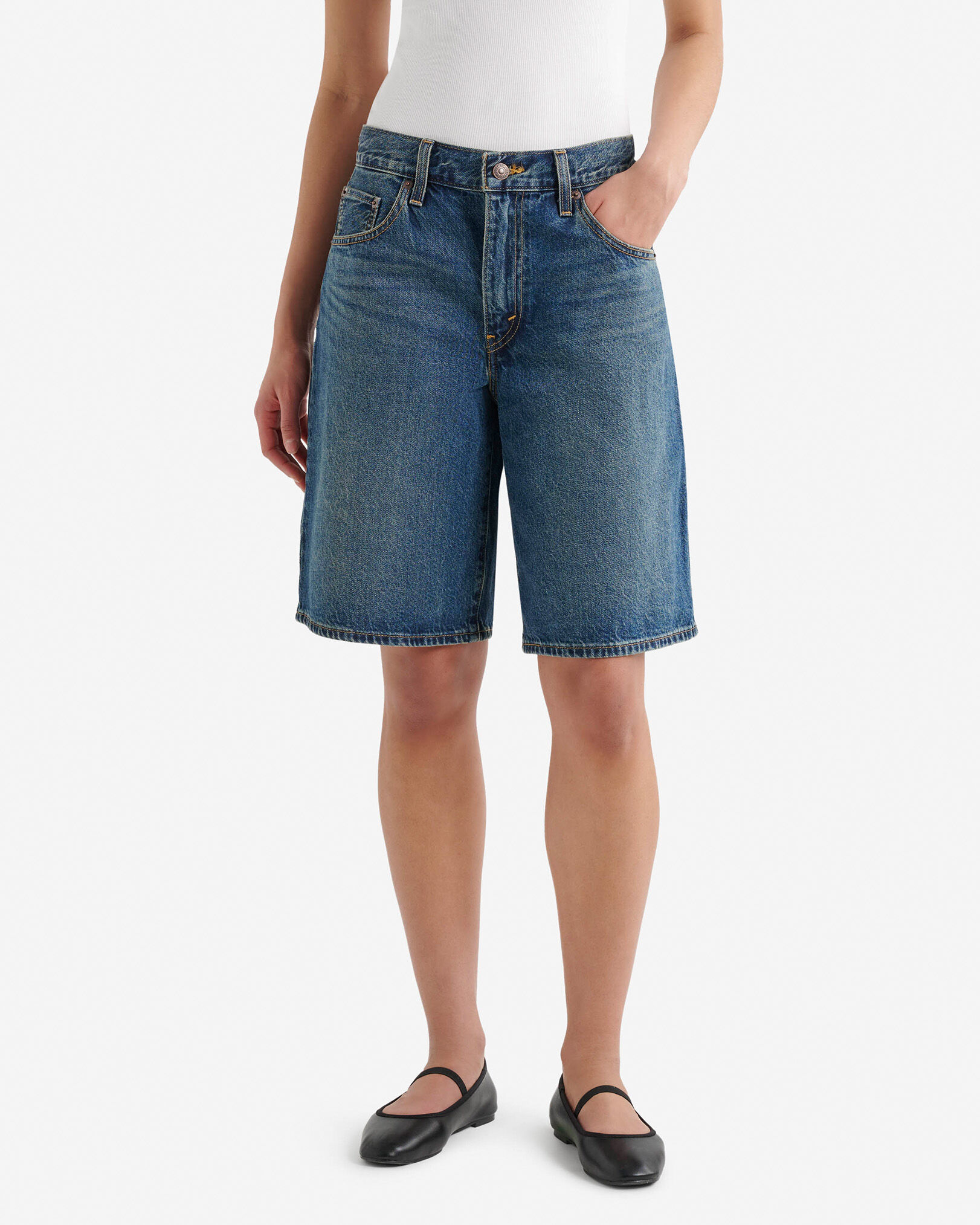 Short ample en denim Levi’s pour femmes 11 po