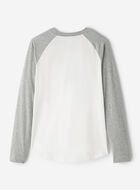 T-shirt manches longues à carreaux Inglenook pour femmes