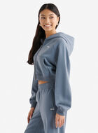 Summer Cloud Cropped Full Zip Hoodie
