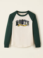 Kids Plaid Applique Baseball T-Shirt