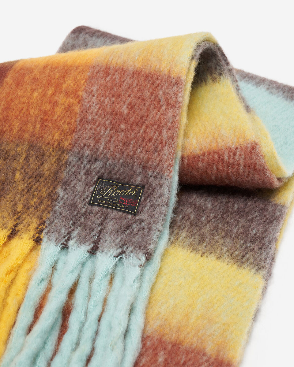 Relais Plaid Wool Blend Scarf