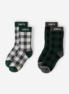 2 paires de chaussettes à carreaux Park pour enfants