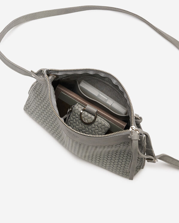 Sac Edie en cuir tress&eacute;