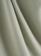 Robe &agrave; manches courtes et demi-glissi&egrave;re en jersey bouclette Cooper