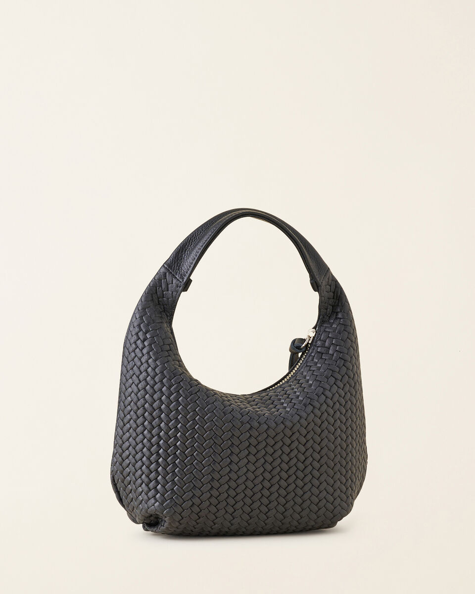 Mini sac Lola en cuir tressé