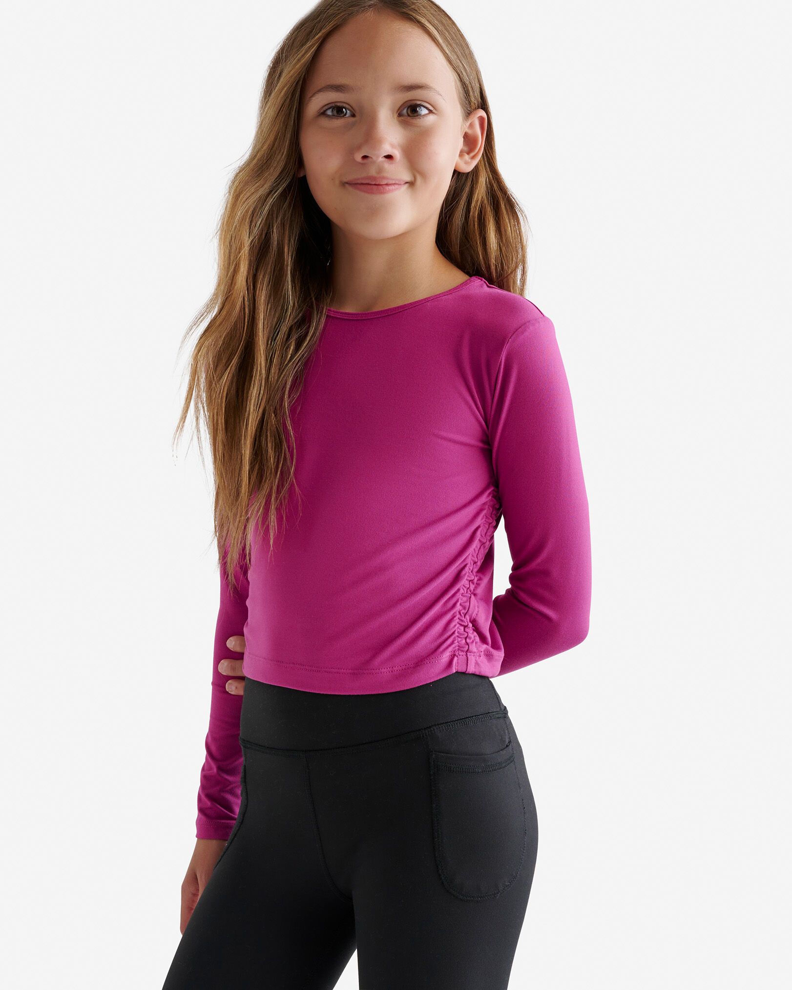 Girls Fitted Active T-Shirt