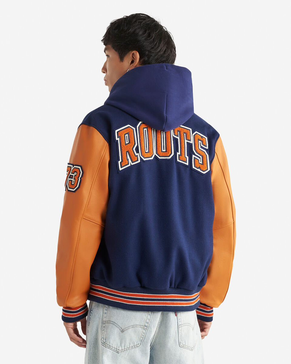 Blouson universitaire rétro pour homme