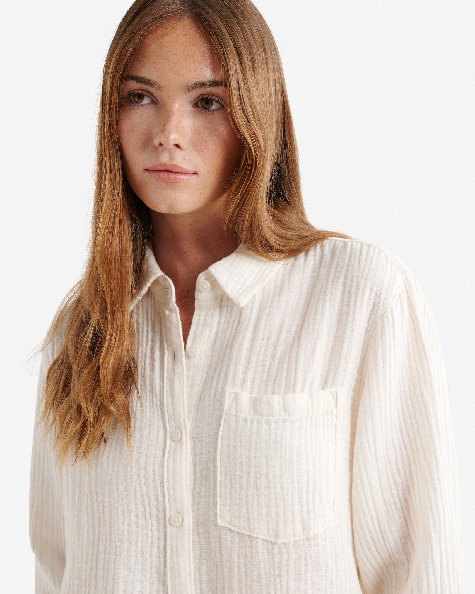 Chemise en gaze de coton Isla