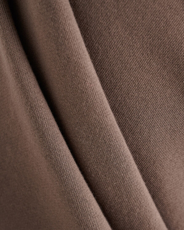 Pantalon &agrave; jambe large en molleton de coton bio Cooper