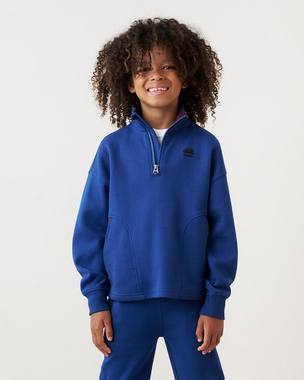 Boys Active Relaxed Half Zip Stein