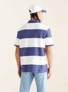 Rugby Stripe Pique Polo