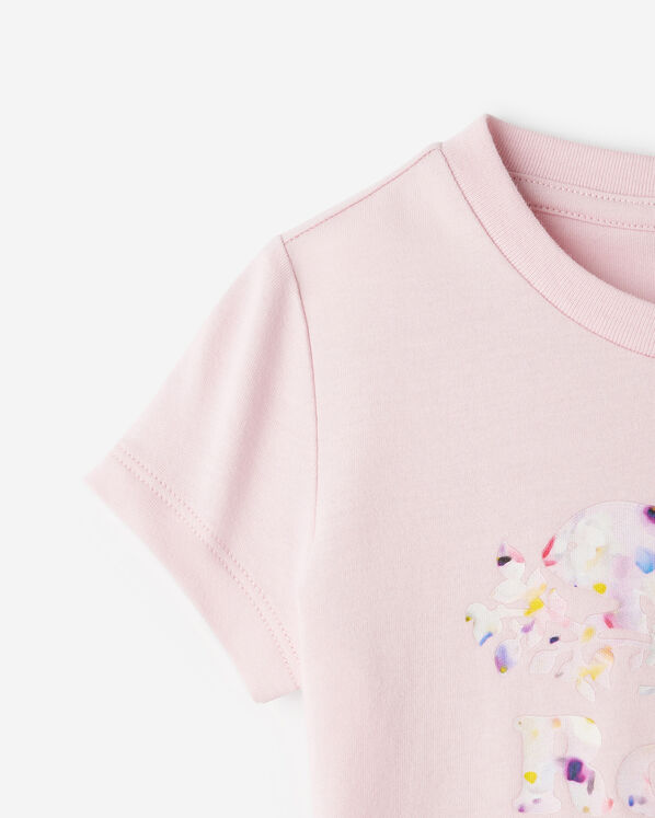 T-shirt ajust&eacute; &agrave; motif floral pour tout-petits