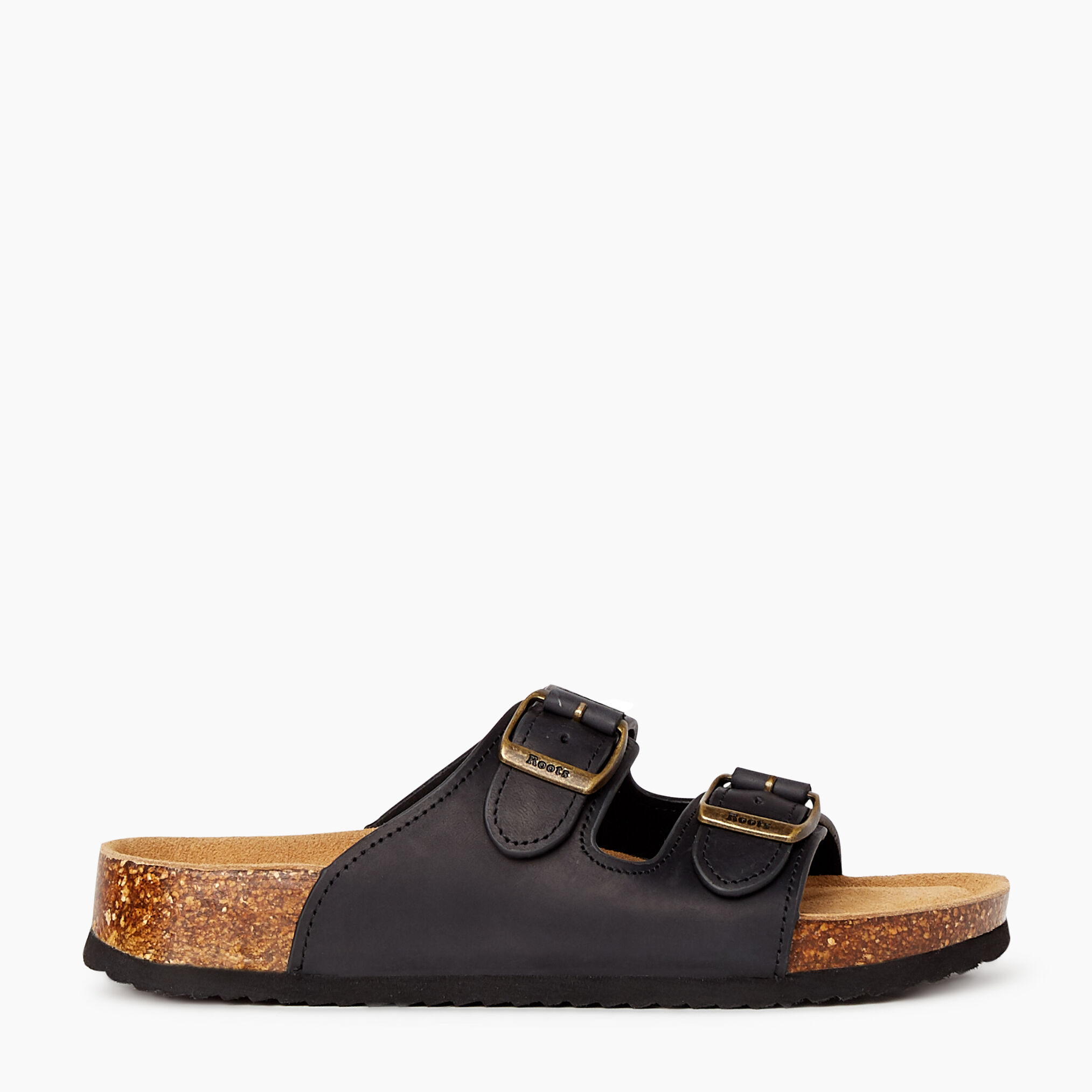 Womens Natural 2 Strap Sandals Roots