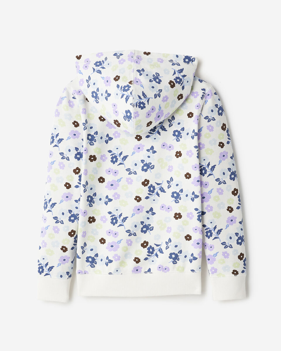 Kids Floral Full Zip Hoodie
