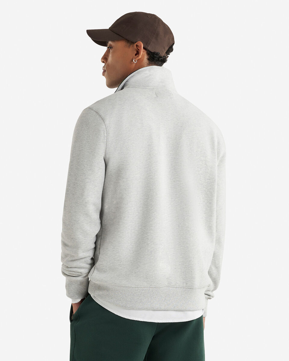 Plaid Applique Half Zip