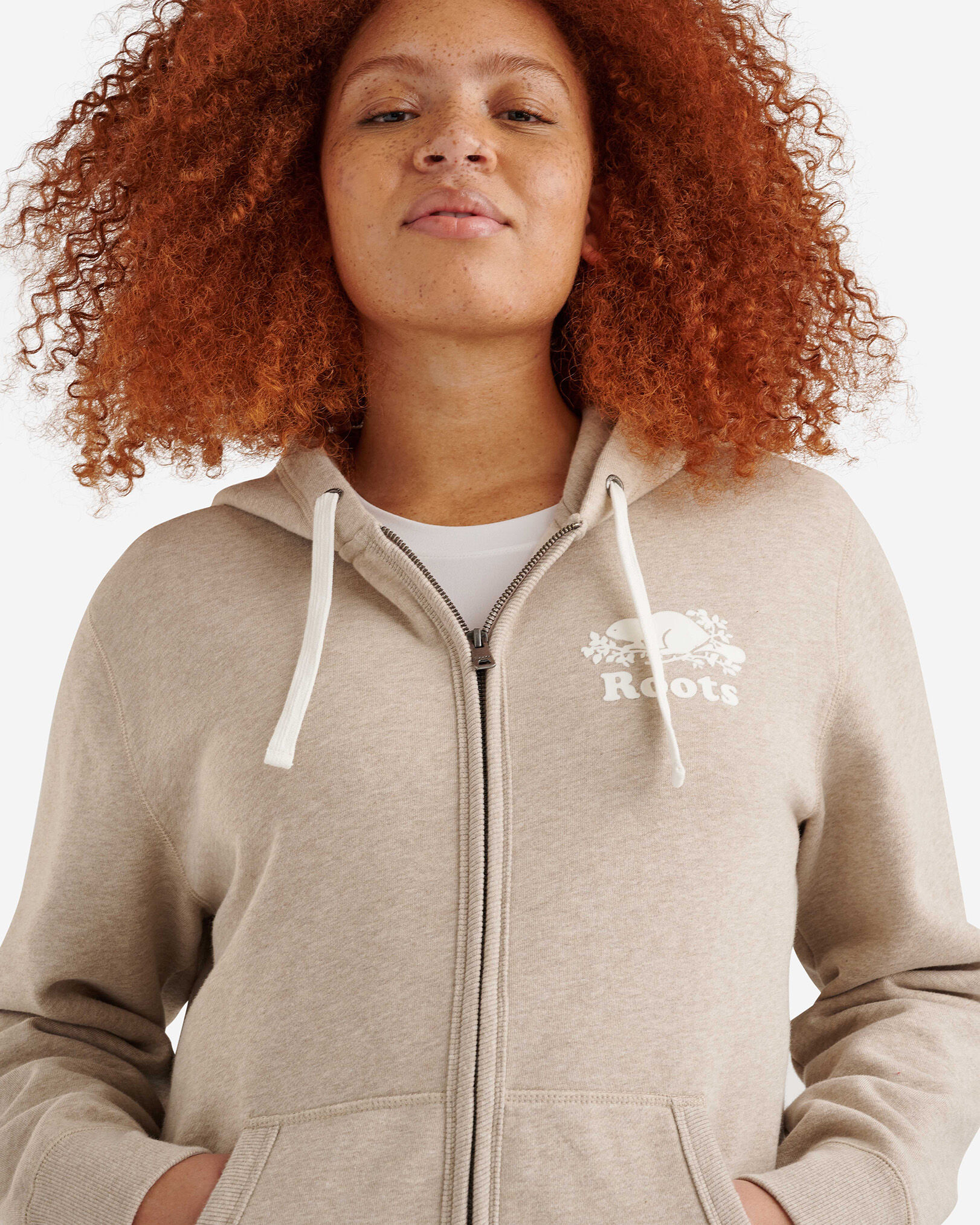 Roots zip up store hoodie