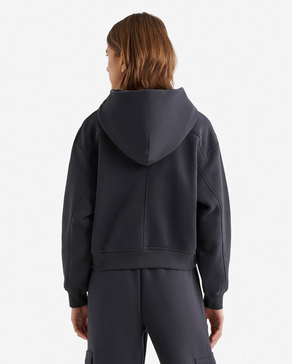 Chandail &agrave; capuchon en molleton nuage