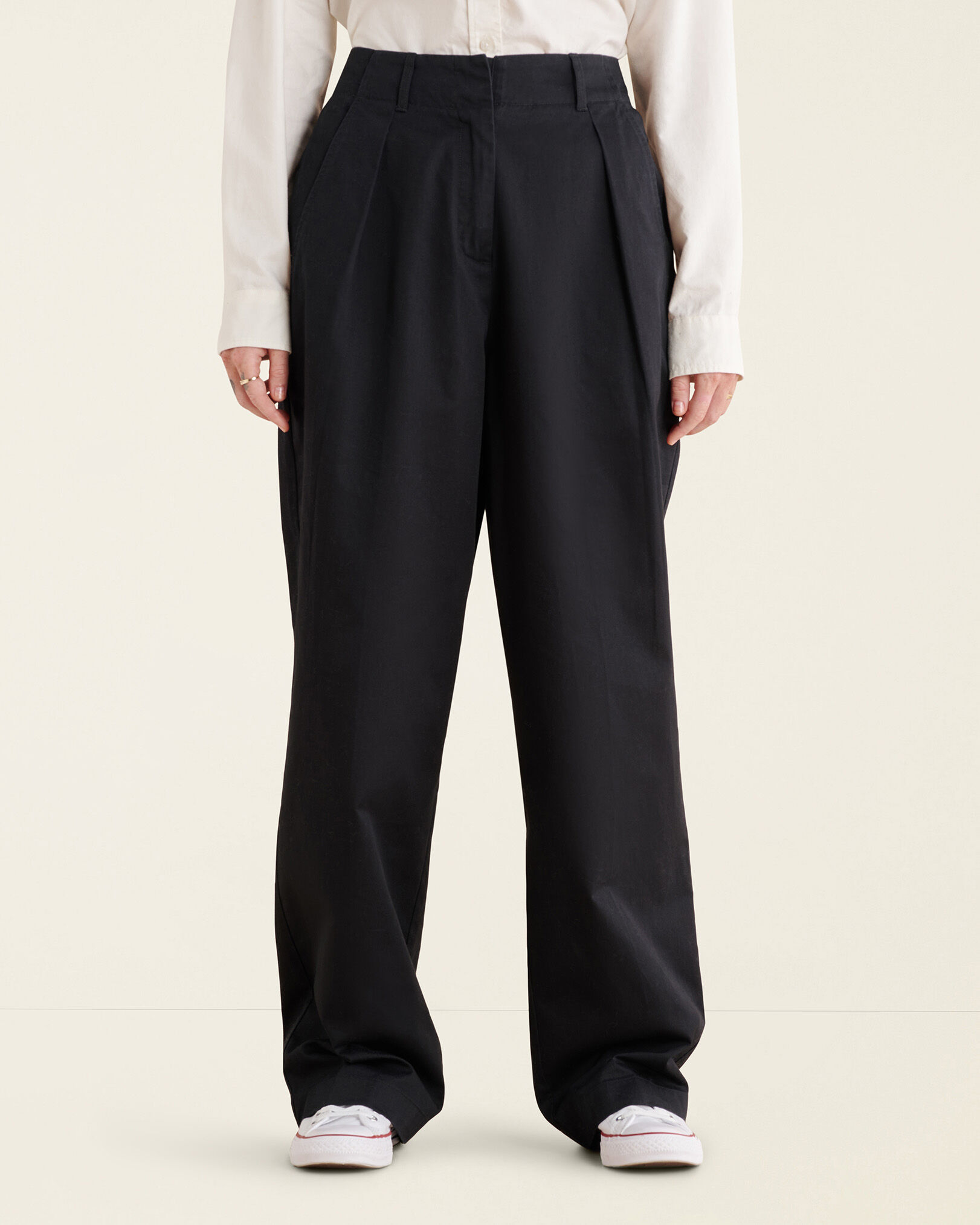 Dauphin Pleated Pant Bottoms Pants Roots