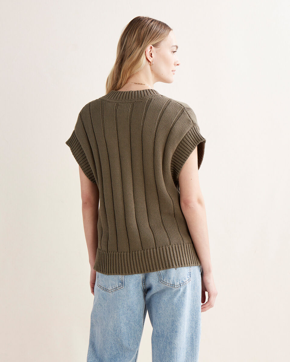 Outdoor Athletics Sweater Vest Sweaters and Cardigans Roots