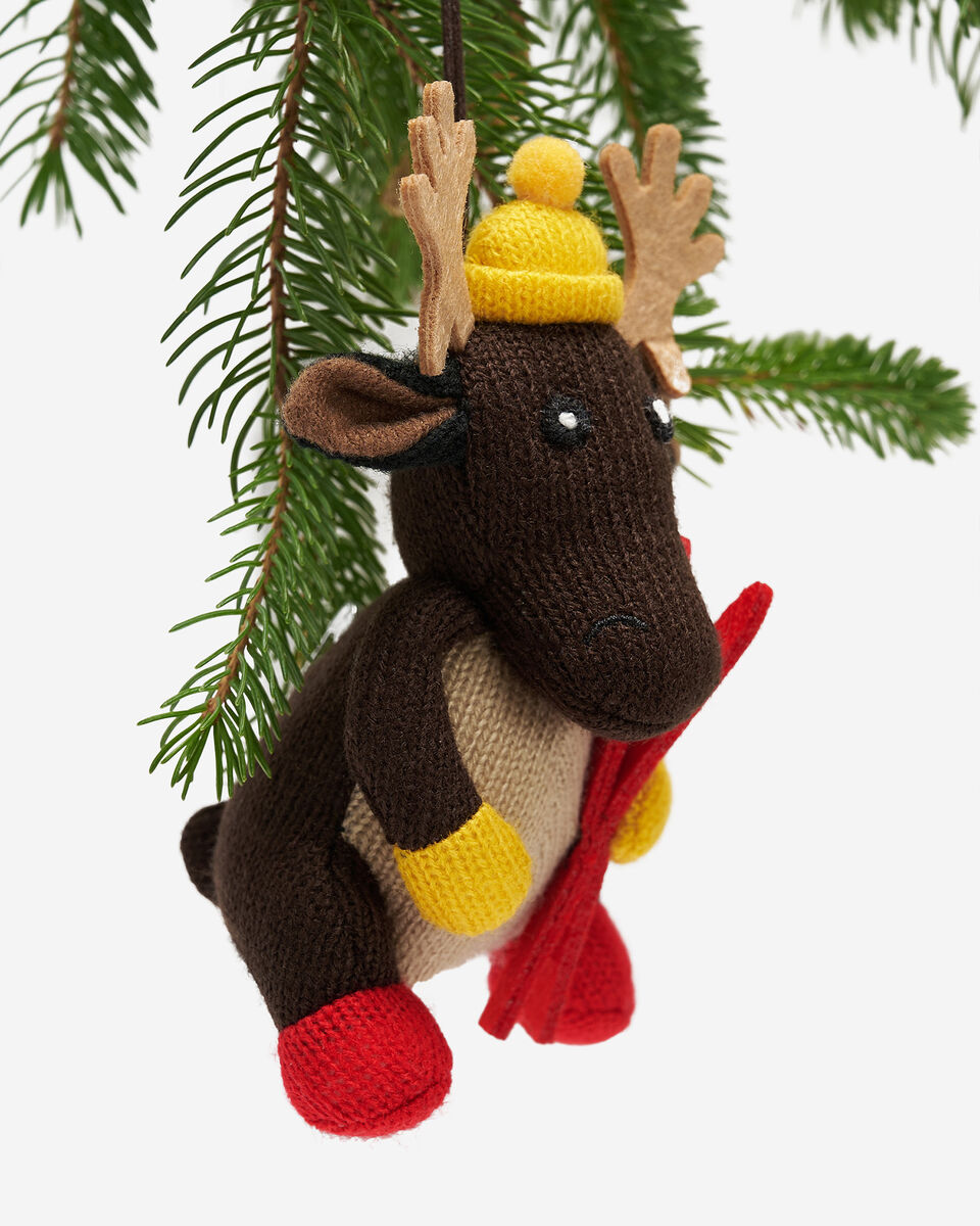 Skiing Moose Ornament