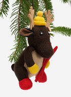 Skiing Moose Ornament