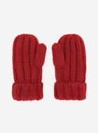 Kids Rib Knit Mitten