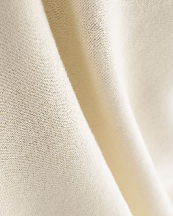 Chandail original décontracté à capuchon et glissière en coton bio Chandail original décontracté à capuchon et glissière en coton bio