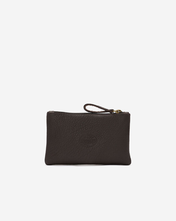 Pochette moyenne &agrave; glissi&egrave;re en cuir Nuage
