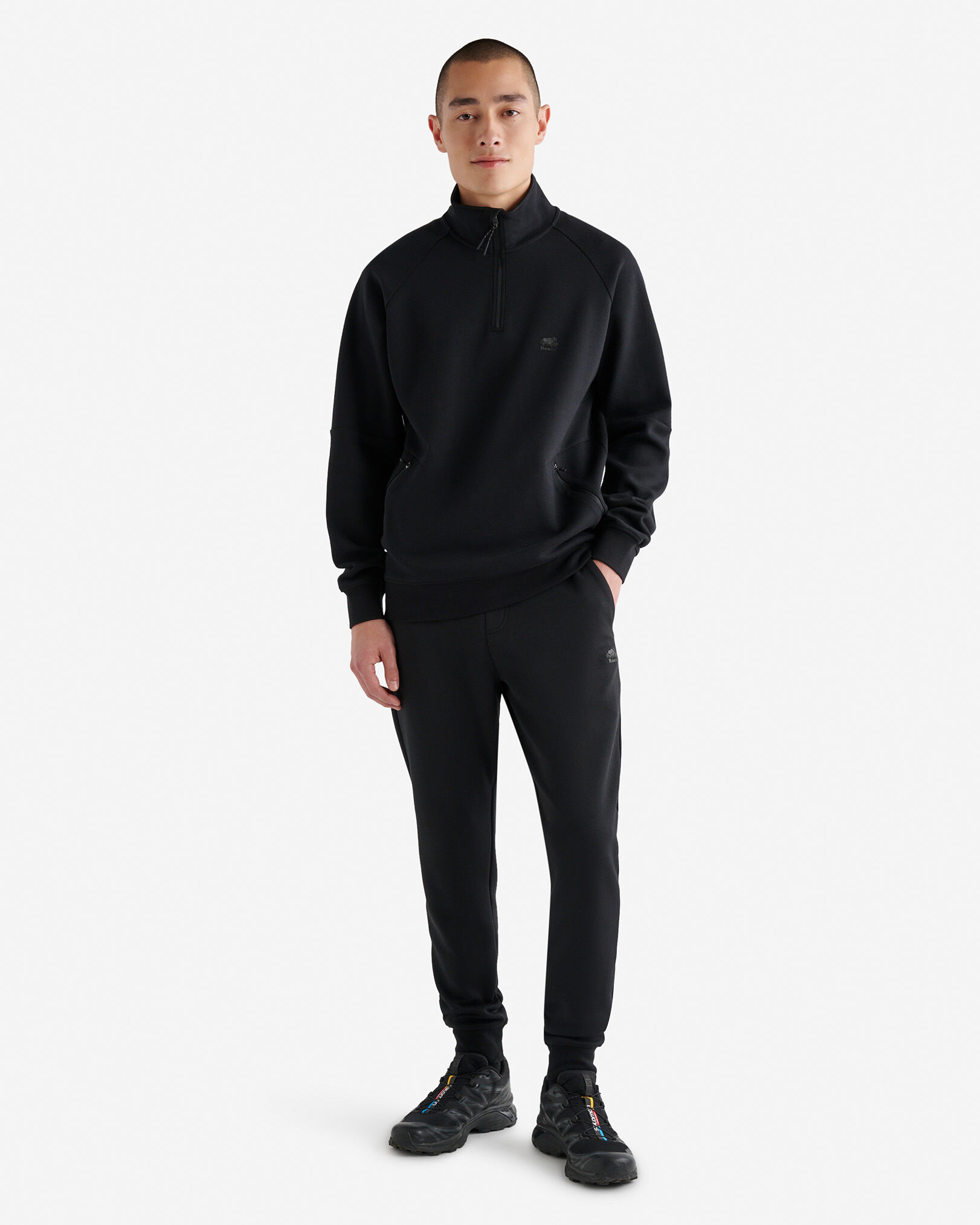 Recover Half Zip Stein | Sweatshirts and Hoodies | Roots