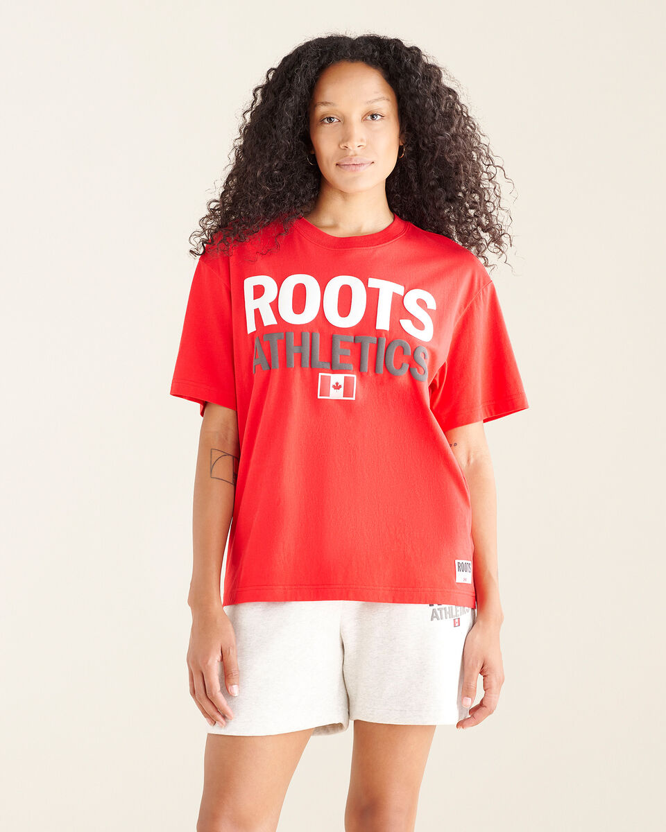 Roots Athletics Flag T-Shirt Gender Free